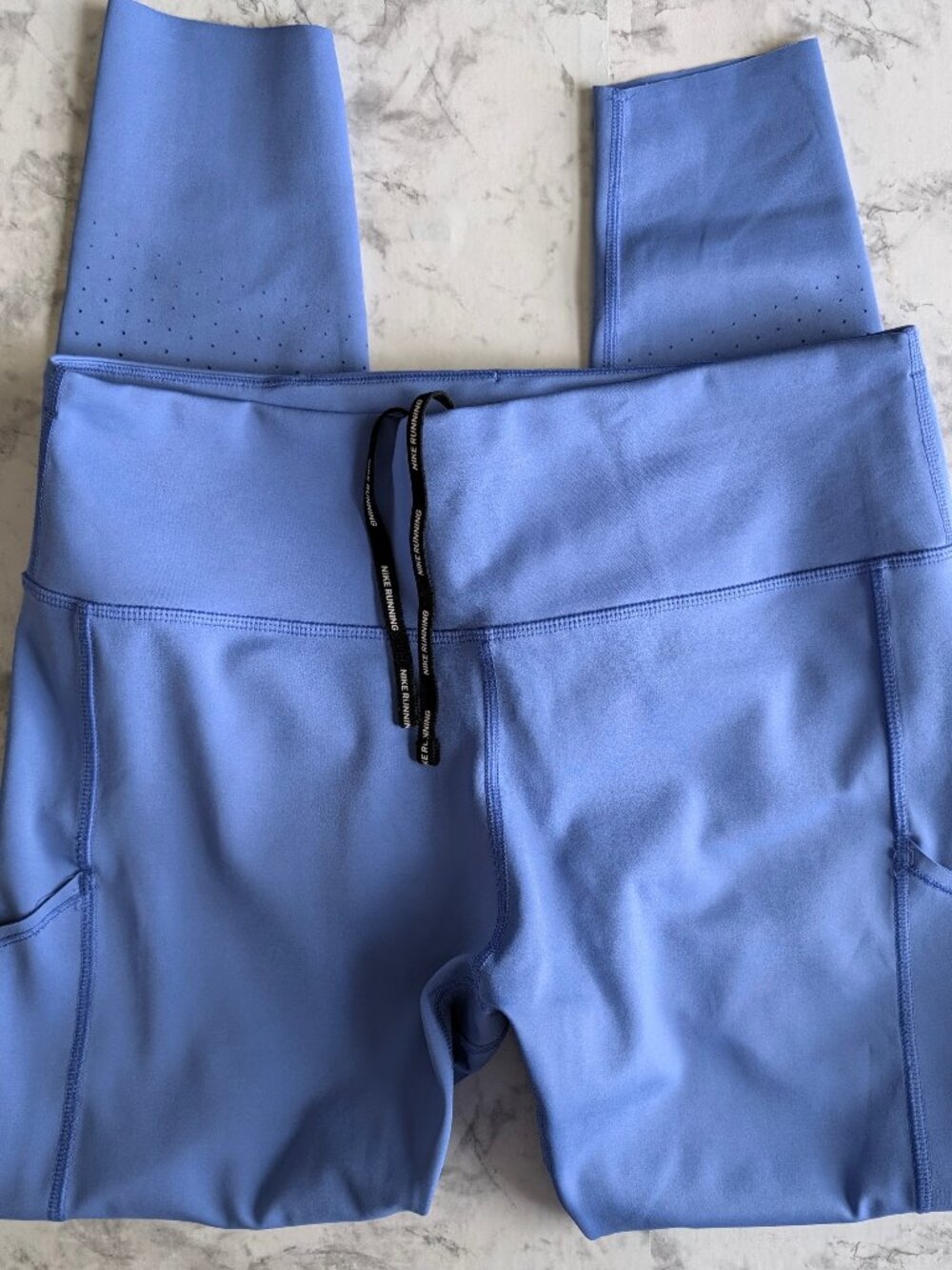 Nike Dri-Fit Womens XL Leggings Athletic Blue Breathable
